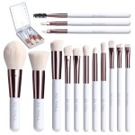 Travel Makeup Brush Set Manufacturer - OEM New Mini 14pcs with Led Light Mirror