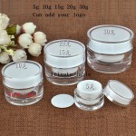 Cosmetic Jars Manufacturer - OEM Private Logo Luxury Plastic Face Cream Packaging Bottle