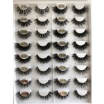 False Eyelashes Manufacturer - OEM/ODM Wholesale Custom Logo 3D Mink Full Strip Lashes