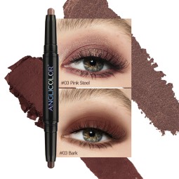 Eye Shadow Stick Manufacturer - OEM ANGLICOLOR Waterproof Double-Headed Matte Flash