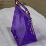 PVC Makeup Bag Manufacturer - OEM Private Clear Reusable Cosmetic Socks Button Bag