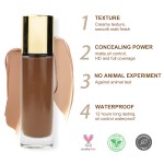 Liquid Foundation Manufacturer - OEM Private Label Vegan Matte Waterproof for Dark Skin