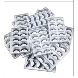 False Eyelashes Manufacturer - OEM/ODM Wholesale 5 Pairs 3D Mink Natural Lashes