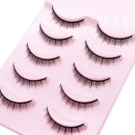 False Eyelashes Manufacturer - OEM Private Label 5 Pairs 3d Mink Individual Thick