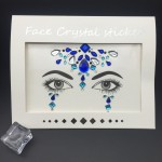 Face Jewels Manufacturer - OEM Rave Festival Stick on Crystals Glitter Rainbow Tears