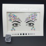 Face Jewels Manufacturer - OEM Rave Festival Stick on Crystals Glitter Rainbow Tears