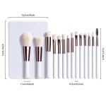 Travel Makeup Brush Set Manufacturer - OEM New Mini 14pcs with Led Light Mirror