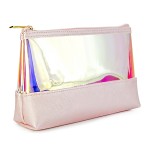 Holographic Makeup Bag Manufacturer - OEM Customized Label Fashion PVC TUP Laser Clear