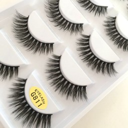 False Eyelashes Manufacturer - OEM/ODM Wholesale Free Sample 5 Pairs 3d Full Strip Lashes