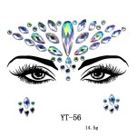 Face Gem Stickers Manufacturer - OEM Low Price Festival Party Jewels Crystal Rhinestone