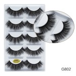 False Eyelash Kit Manufacturer - OEM/ODM Wholesale Cheap Custom G800 5 Pack Natural Thick