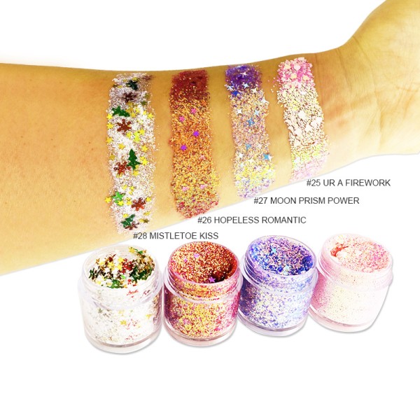 Multichrome Eyeshadow Gel Manufacturer - OEM Duochrome 32 Colors Glitter Shiny Neon