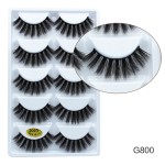 False Eyelash Kit Manufacturer - OEM/ODM Wholesale Cheap Custom G800 5 Pack Natural Thick