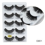 False Eyelash Kit Manufacturer - OEM/ODM Wholesale Cheap Custom G800 5 Pack Natural Thick