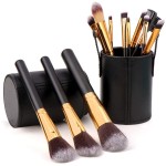 Makeup Brush Holder Manufacturer - OEM/ODM Wholesale Large Leather Travel Portable Case