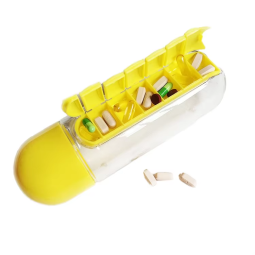 Water Bottle Factory - Built-in Pill Box Portable Outdoor