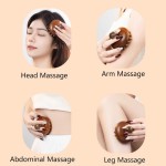 Scalp Massager Factory - Sandalwood Guasha Circular Tooth Comb