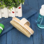 Body Brush Factory - Natural Bristle Wooden Bath Massager