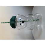 Glass Tumbler Manufacturer - Christmas Bear Leak-Proof Design