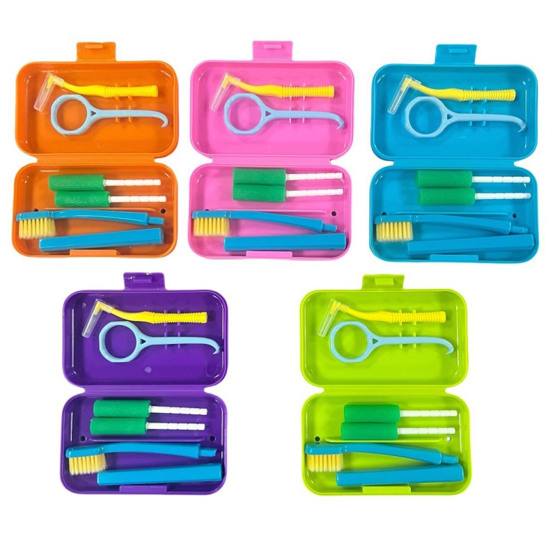 Oral Care Kit Supplier - Portable Plastic Four in One Hygiene