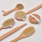 Body Brush Manufacturer - Natural Bristle Back Exfoliation Massager