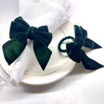 Napkin Holder Supplier - Bow Tie Christmas Wedding Decoration