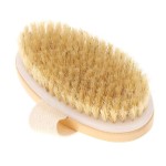 Body Brush Factory - Natural Bristle Wooden Bath Massager