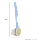 Shower Brush Factory - Soft Exfoliating Long Handle Skin Massager