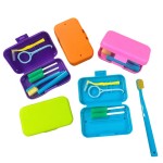 Oral Care Kit Supplier - Portable Plastic Four in One Hygiene