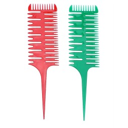 Hair Dye Comb Supplier - Fish Bone Three-sided Sharp Tooth