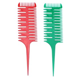 Hair Dye Comb Supplier - Fish Bone Three-sided Sharp Tooth