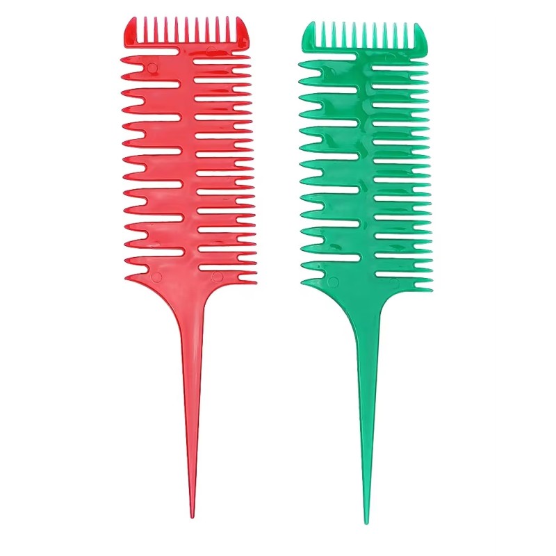 Hair Dye Comb Supplier - Fish Bone Three-sided Sharp Tooth