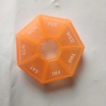 Round Pill Box Manufacturer - Cute 7 Day Medicine Box Custom