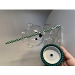 Travel Mug Factory - Bear-Shaped Glass with Straw 6-12 Hours