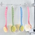 Shower Brush Factory - Soft Exfoliating Long Handle Skin Massager