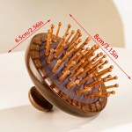 Scalp Massager Factory - Sandalwood Guasha Circular Tooth Comb