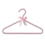 Coat Hanger Factory - Elegant Pearl Bowknot Space Saving