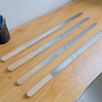 BBQ Skewers Supplier - Large Stainless Steel Oak Wood Handle