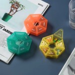 Round Pill Box Manufacturer - Cute 7 Day Medicine Box Custom