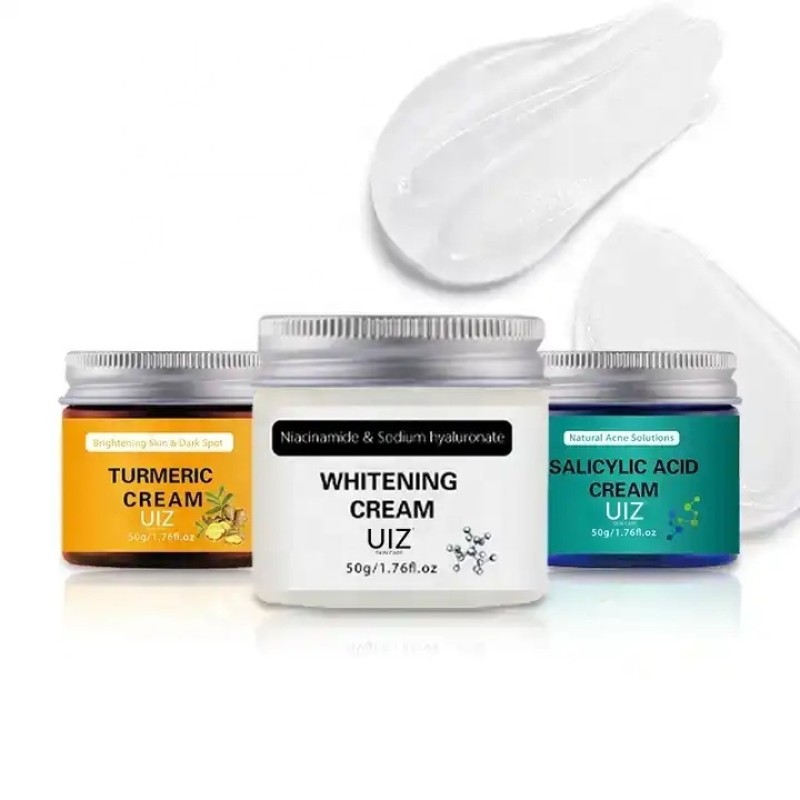 Turmeric Facial Cream Manufacturer - OEM Free Sample Private Label Niacinamide Salicylic Acid