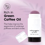 Eggplant Eye Balm Manufacturer - OEM Cooling Nourishing Green Coffee Oil for Puffy Dark Circles