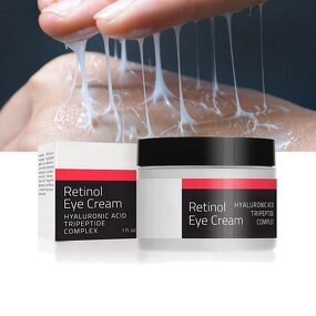 Retinol Eye Cream Manufacturer - OEM Anti Aging Reduce Wrinkles with Hyaluronic Acid Green Tea