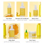Multi-Vitamin Skin Care Set Manufacturer - OEM Private Label 100% Natural Scents Honey Suckle Grapefruit