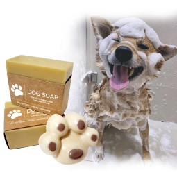 Pet Soap Bar Manufacturer - OEM Natural Dog Shampoo Organic Virgin Coconut Infused Calendula