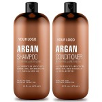 Argan Shampoo Set Manufacturer - OEM with Jojoba Camellia Seed Oil Control Smoothing
