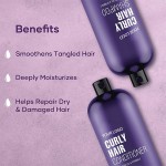 Curly Hair Shampoo Set Manufacturer - OEM with Jojoba Oil Vitamin E Deeply Moisturizes Repair