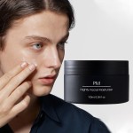Men's Night Moisturizer Manufacturer - OEM PM Jojoba Seed Oil Avocado Butter Peptide Facial Cream