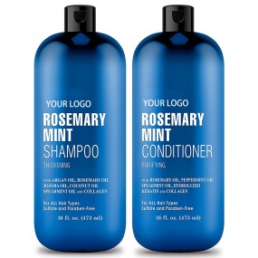Rosemary Mint Shampoo Set Manufacturer - OEM Factory Custom with Spearmint Collagen Argan Oil
