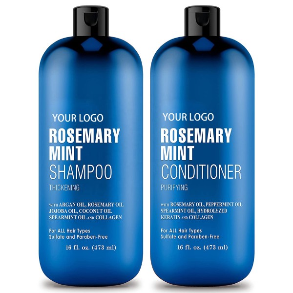 Rosemary Mint Shampoo Set Manufacturer - OEM Factory Custom with Spearmint Collagen Argan Oil