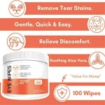 Dog Tear Stain Wipes Manufacturer - OEM Factory Sale Remove Eye Crust Discharge Soothing Aloe Vera